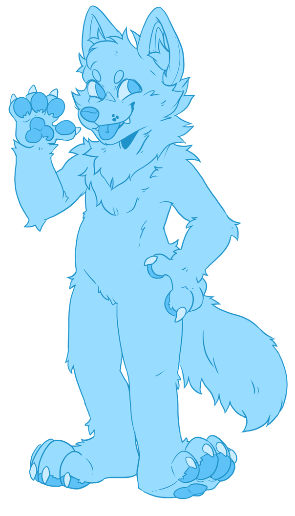 StuffedTails full plantigrade suit example